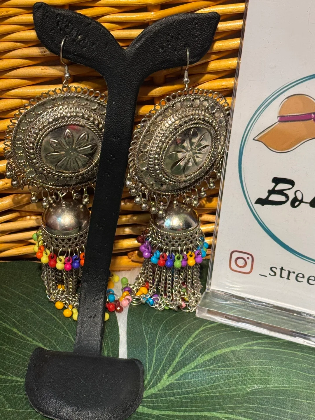 Jhumka Earrings - Two Pairs thumbnail
