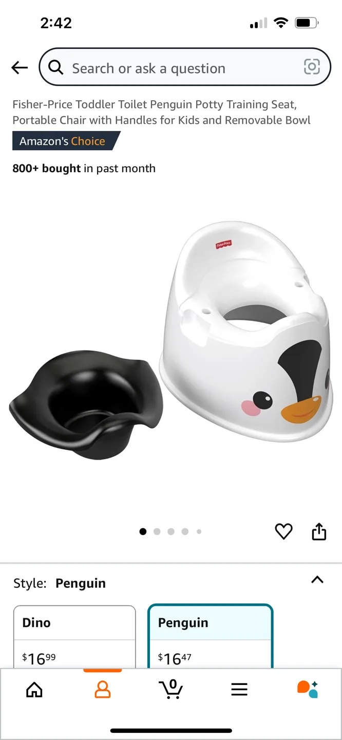 Fisher-Price Penguin Potty Training Seat image indicator(4)