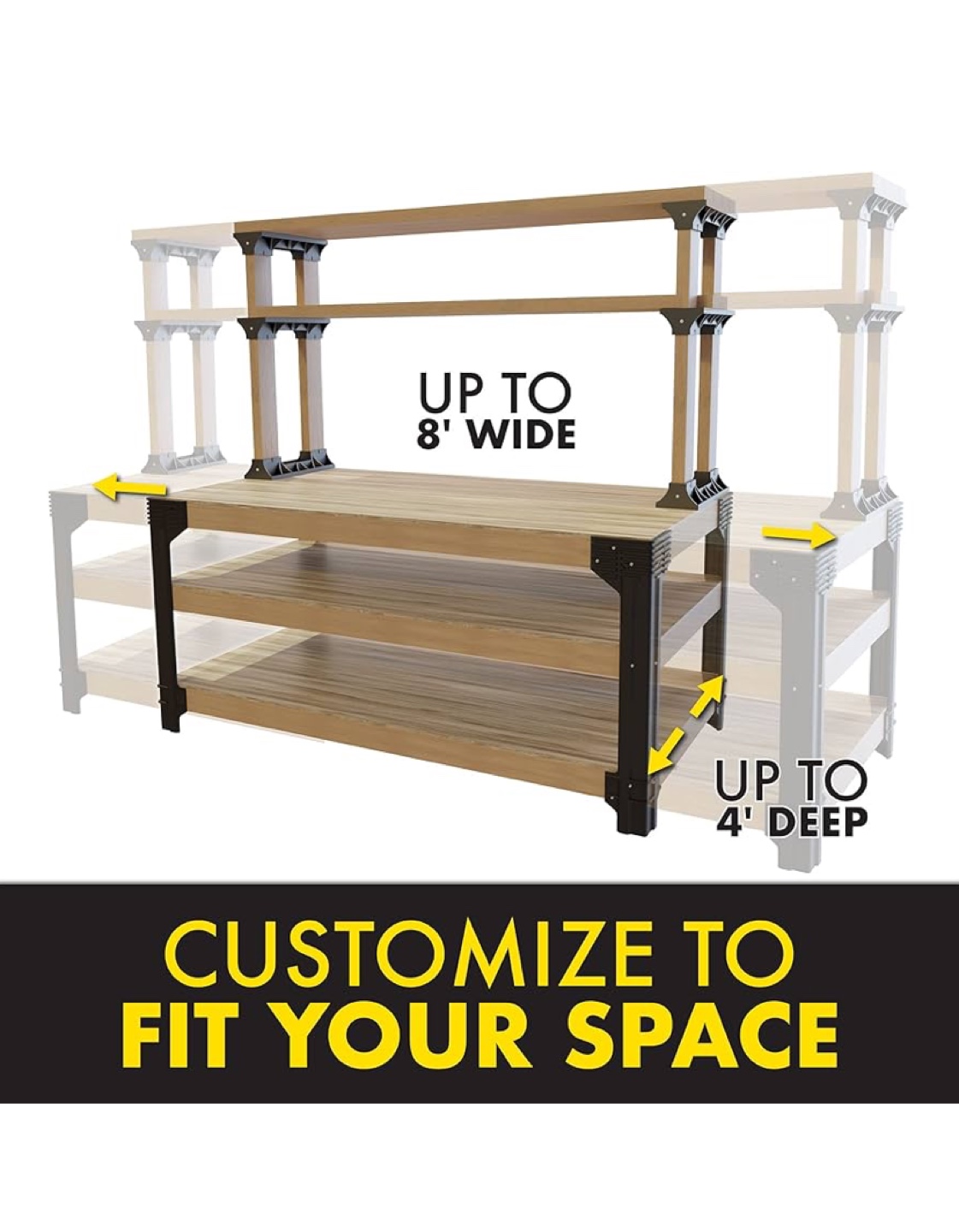 Hopkins Custom Work Bench 🏈 Shelving Storage System - photo 3