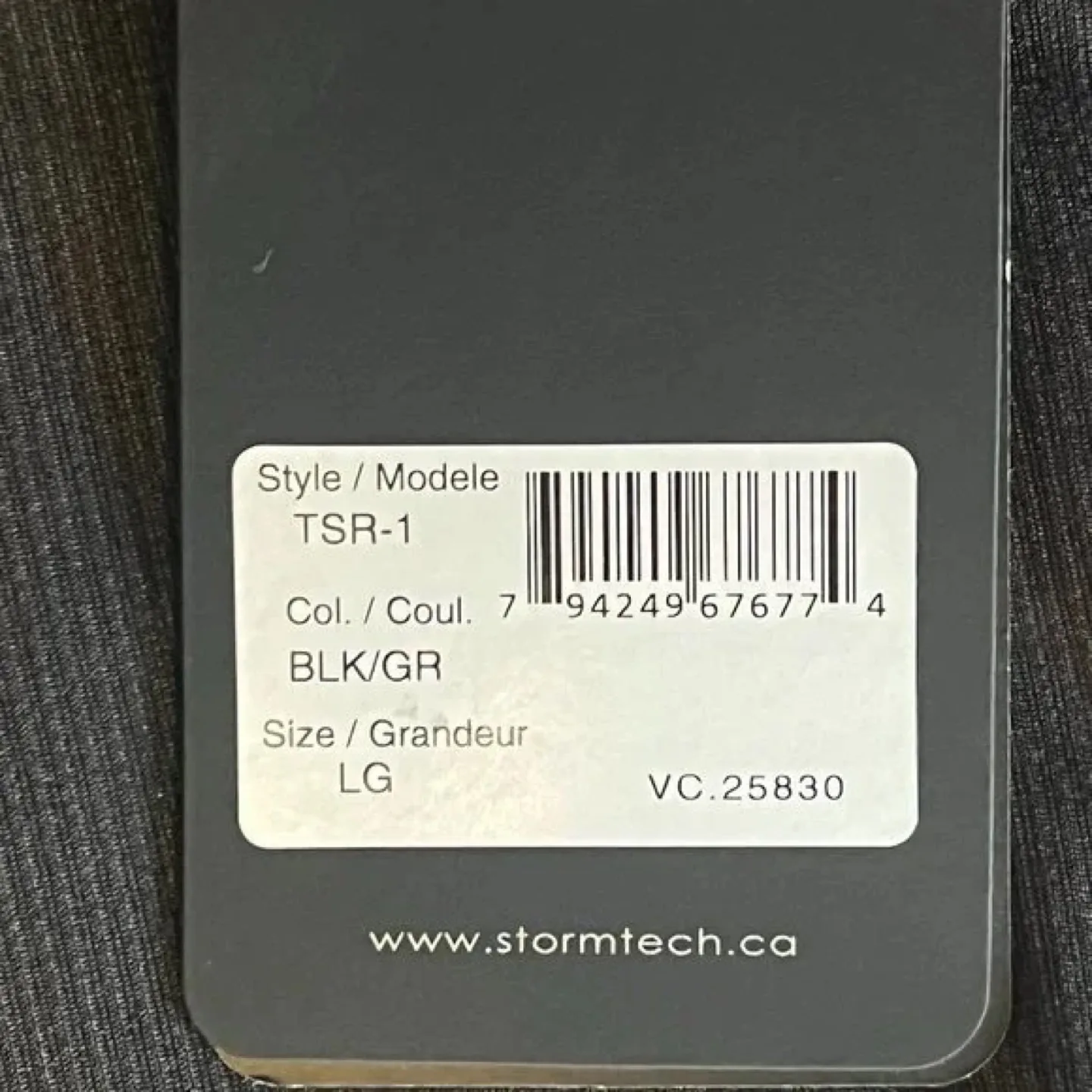 Stormtech Performance Polo Shirt - Large - Black/Grey image indicator(5)