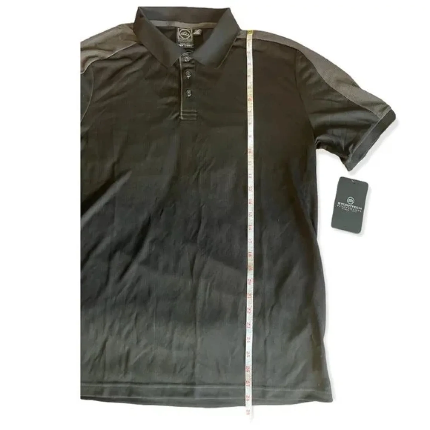 Stormtech Performance Polo Shirt - Large - Black/Grey image indicator(2)