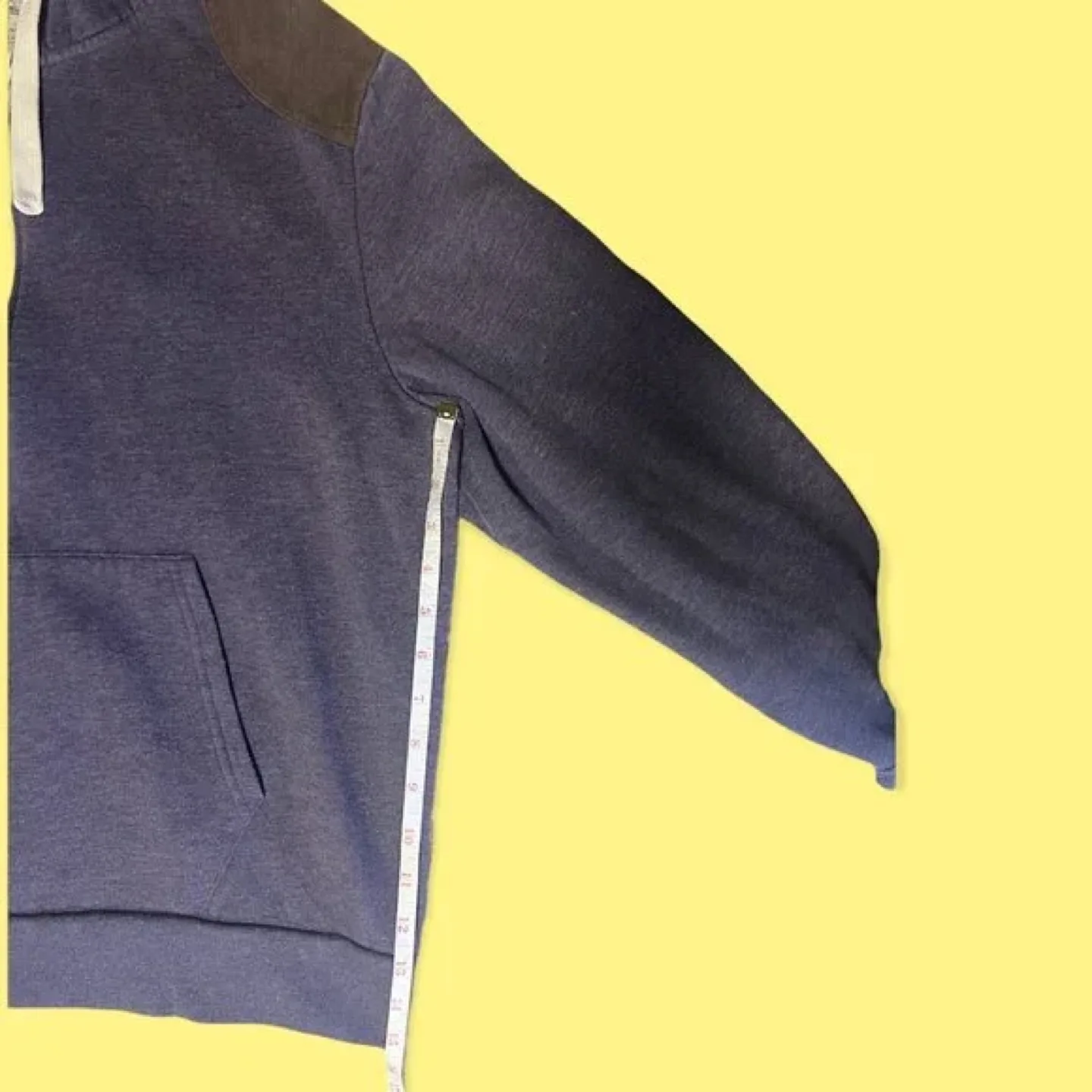 Men's dark purple zip-up hoodie image indicator(3)