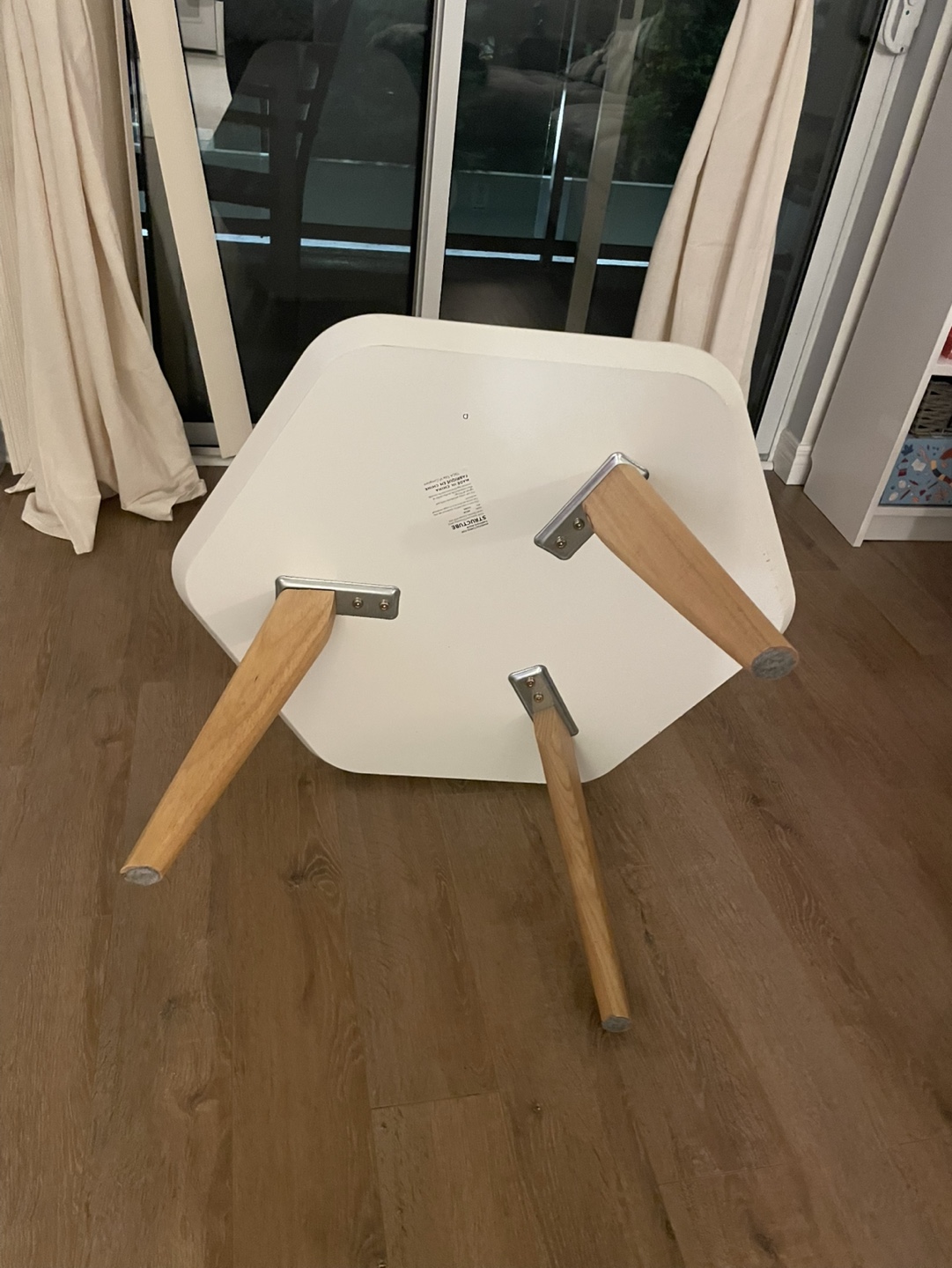 Modern White Hexagon Coffee Table - photo 4
