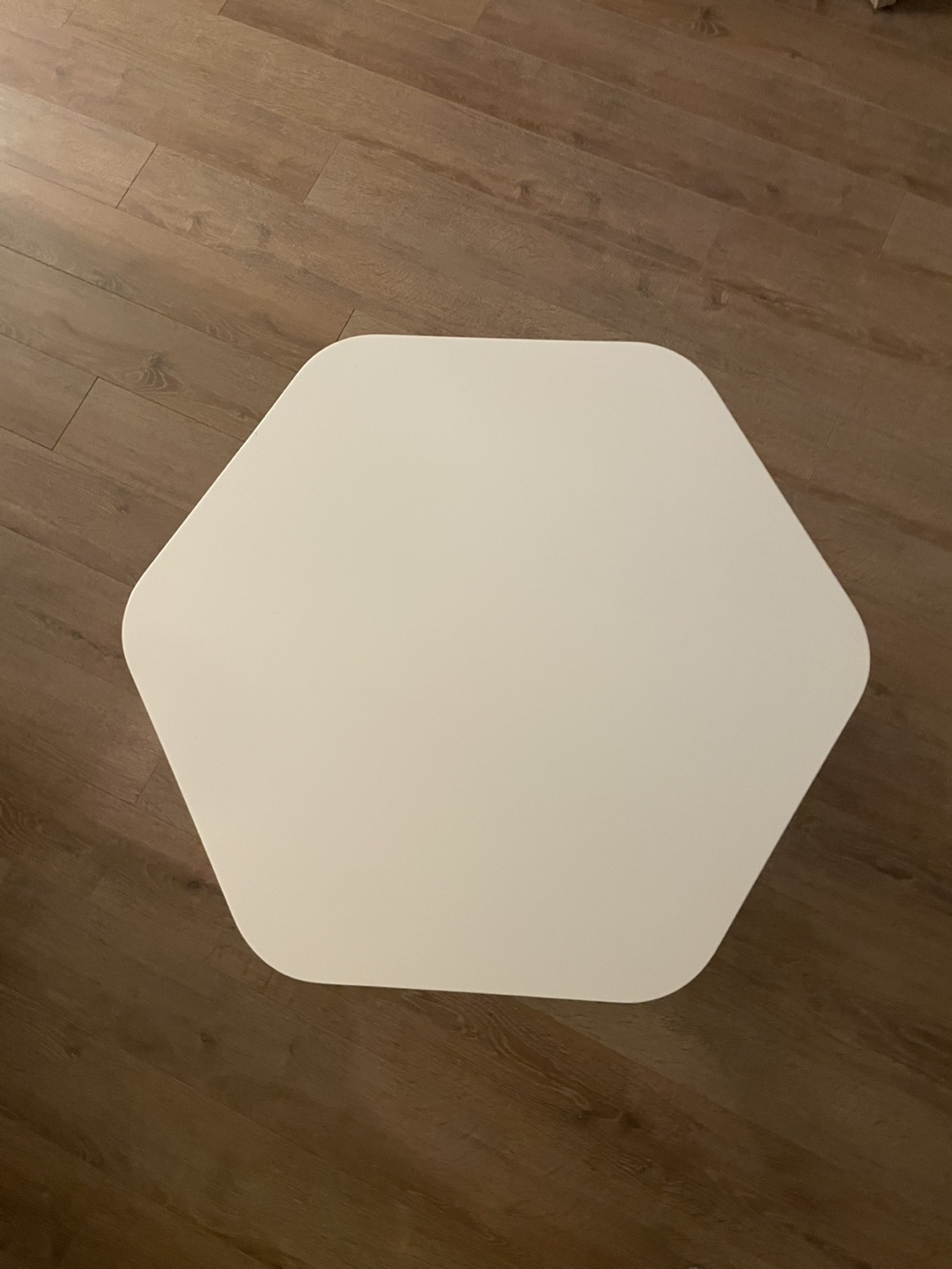 Modern White Hexagon Coffee Table - photo 3