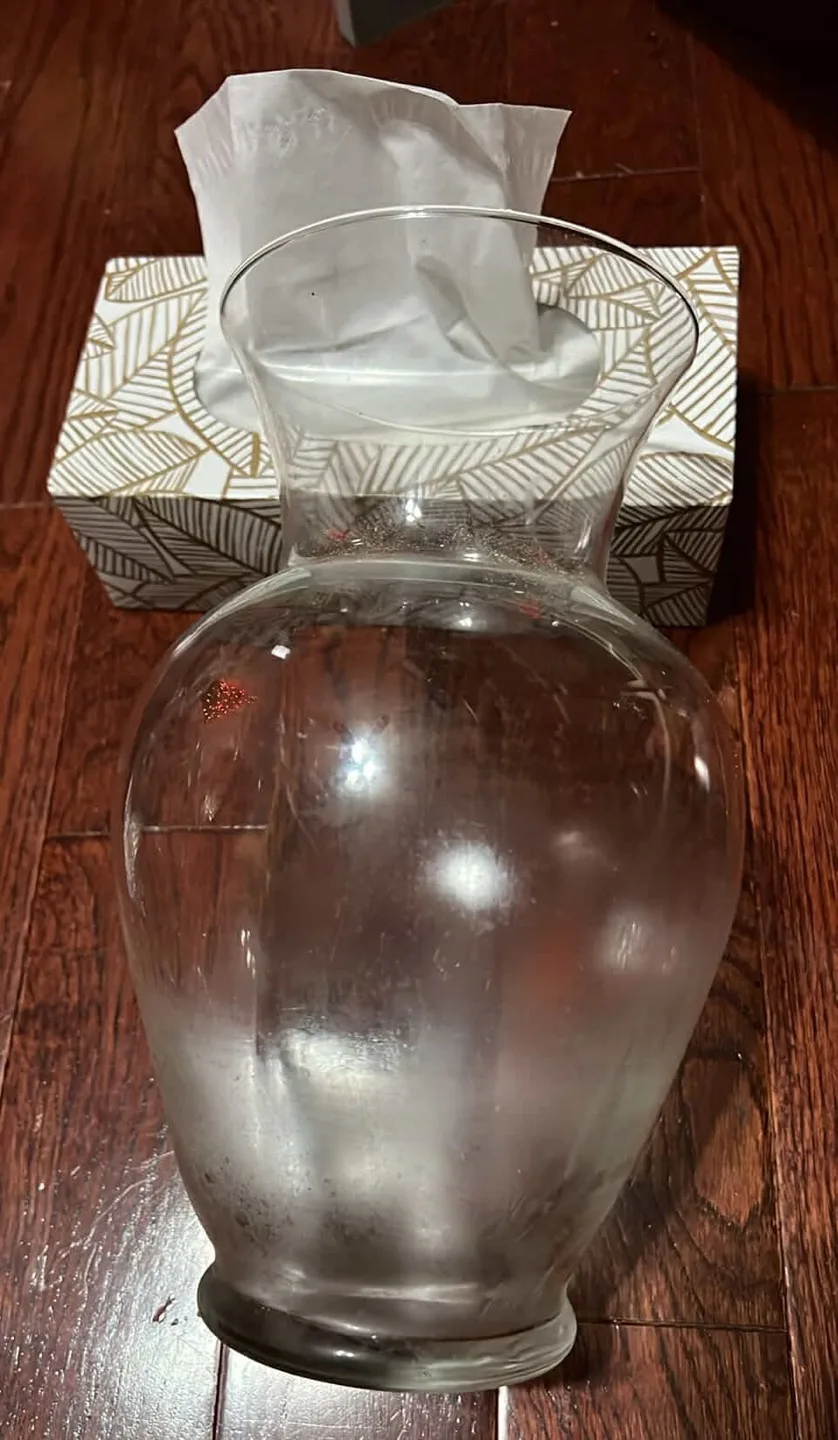Clear Glass Vase 🏈 thumbnail