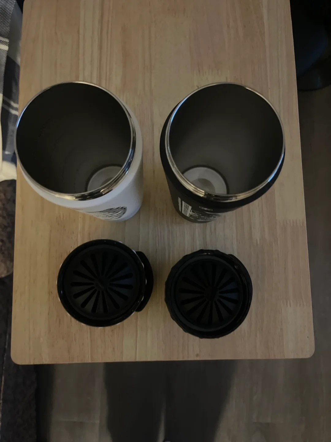 Pair of Popeye's Stainless Steel Protein Shaker Bottles image indicator(2)