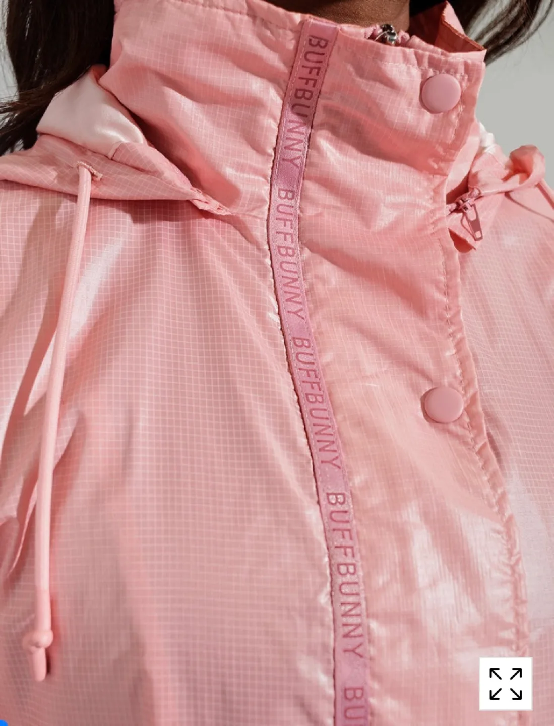 BuffBunny Collection Elemental Long Windbreaker in Pink Salt 🏈 image indicator(6)
