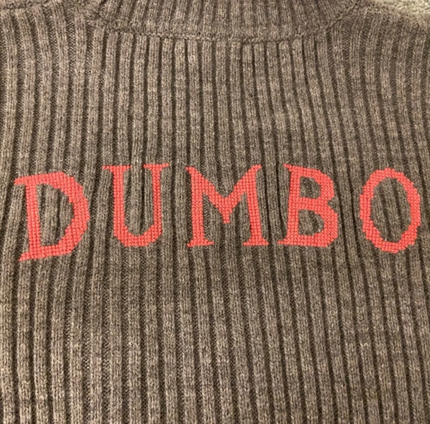 BNWT Zara x Disney Classics Grey Dumbo Ribbed Sweater 🏈 image indicator(5)