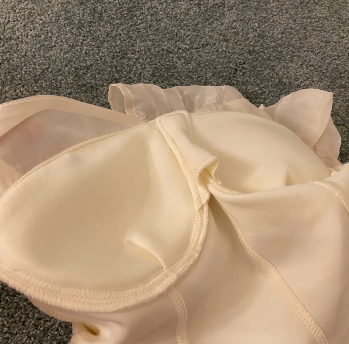 Justqin Mesh Sleeve Corset Style Blouse 🏈 image indicator(8)