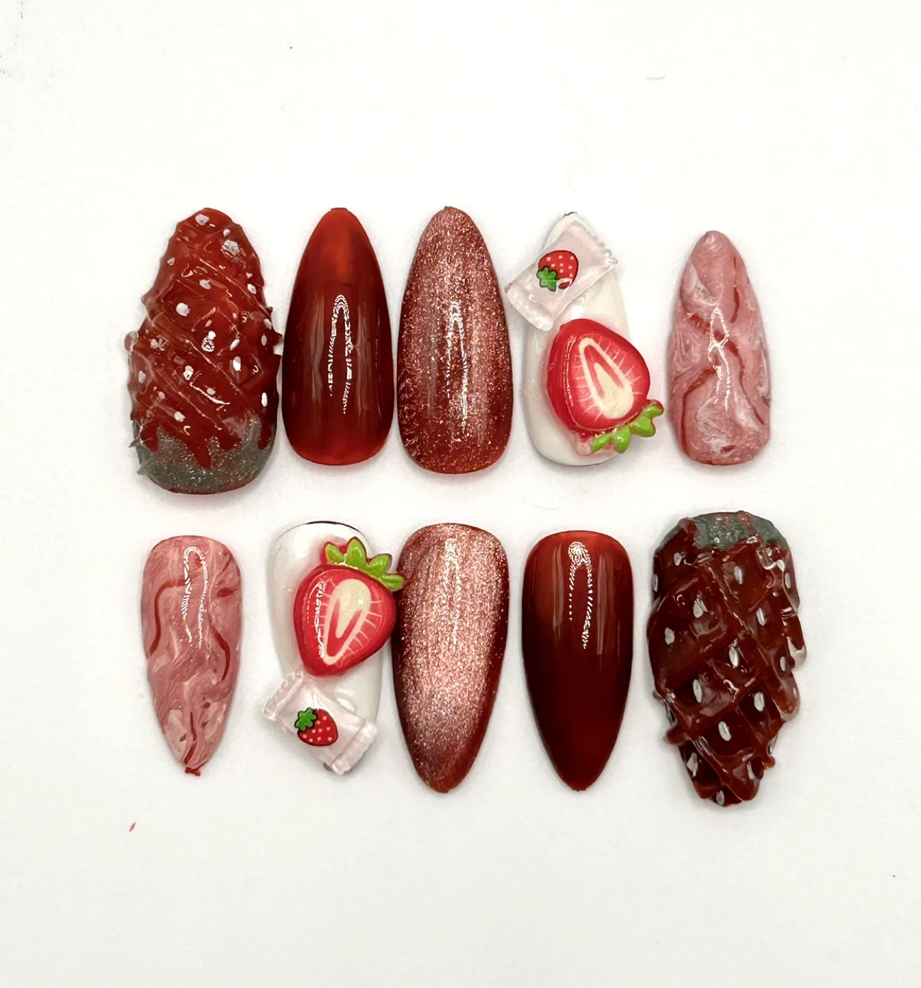Handmade press on nails thumbnail