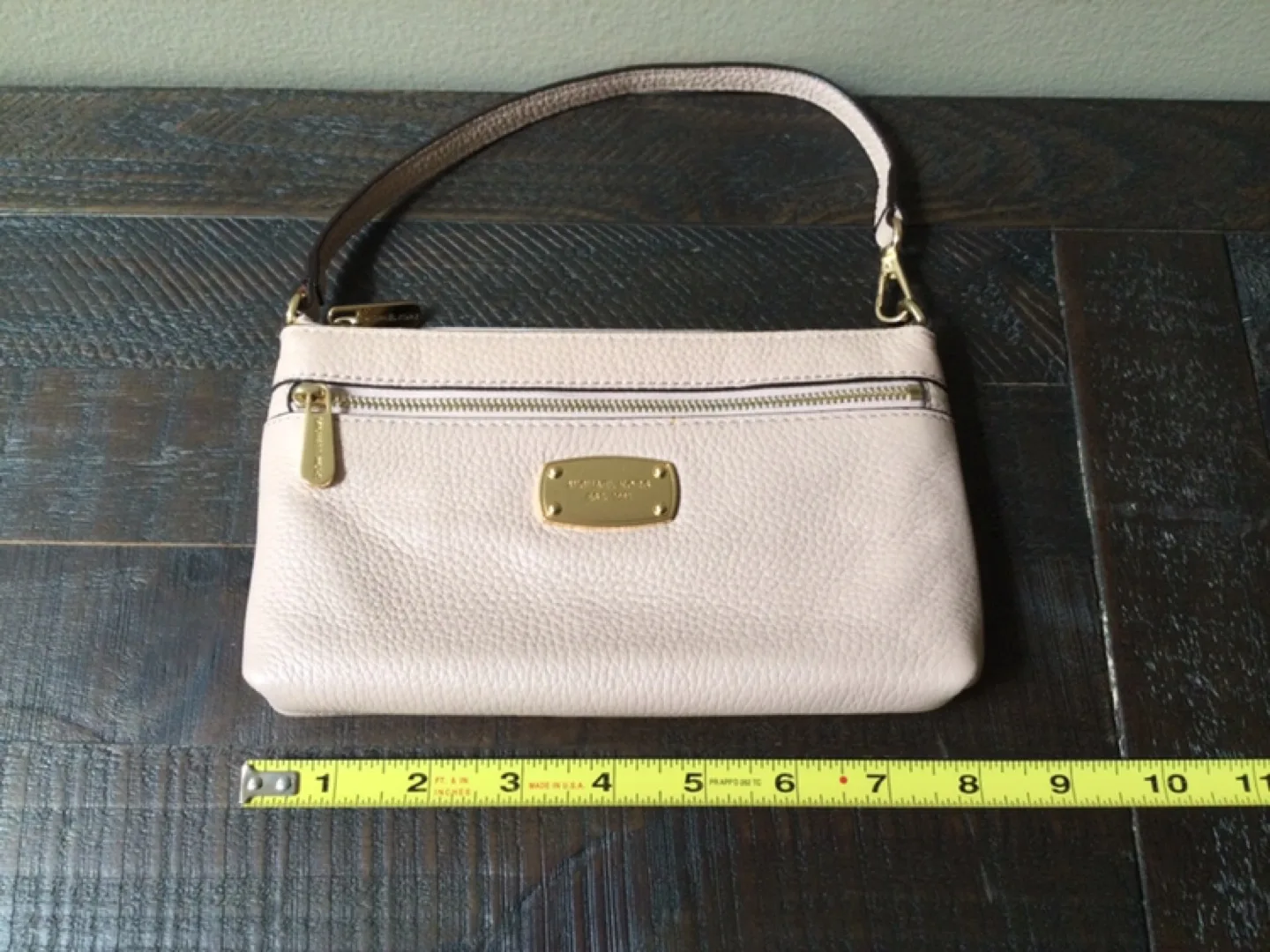 Michael Kors Pale Pink Leather Wristlet image indicator(3)