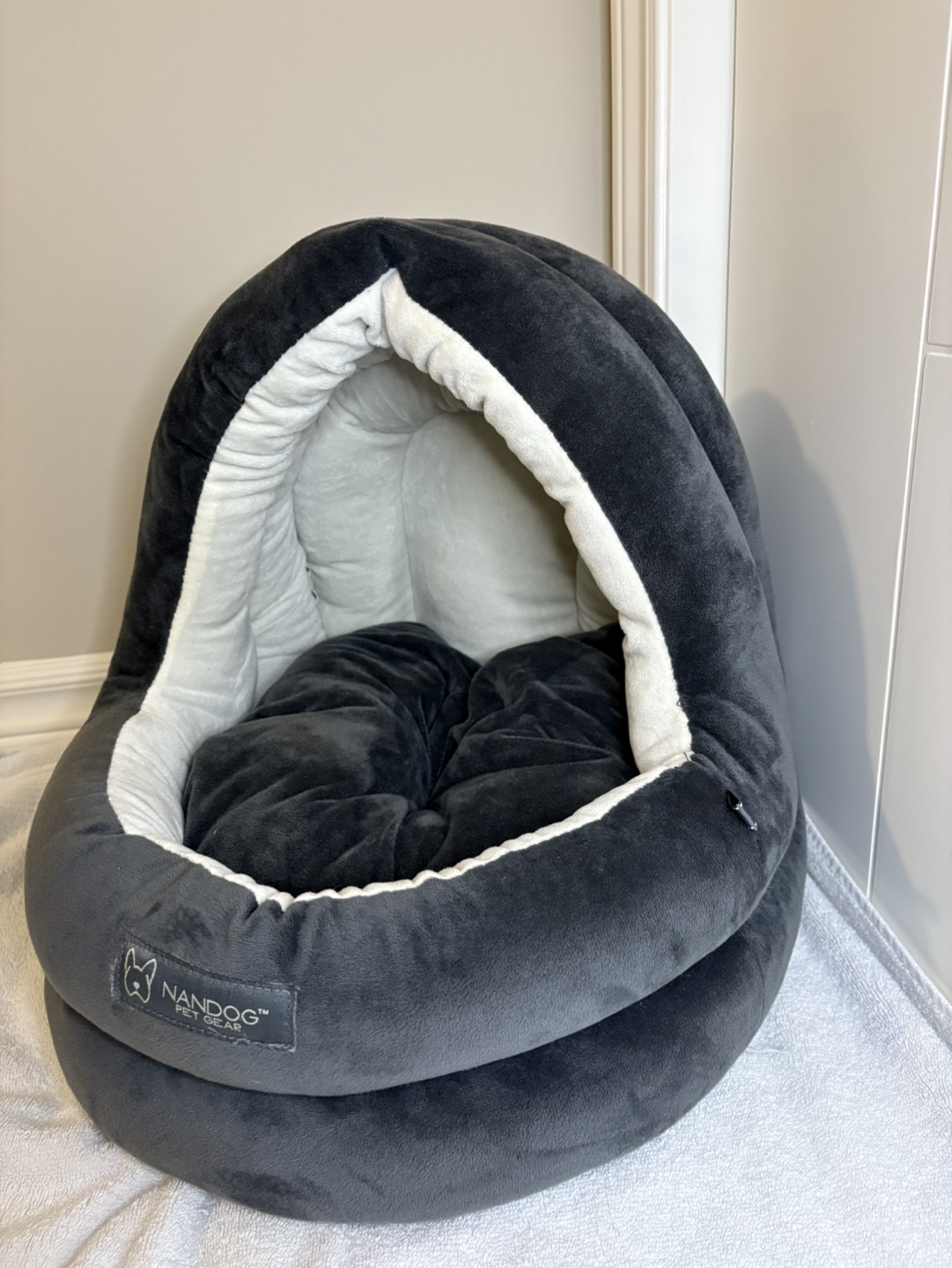NandoG Pet Gear Cave Pet Bed - Dark Grey - photo 2