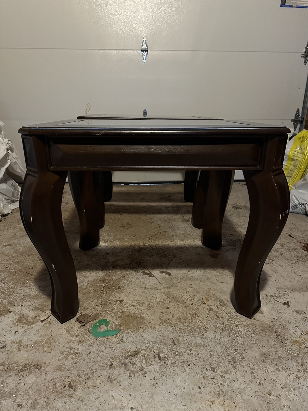 Wooden Coffee Tables with Glass Tops(GOOD CONDITION) - photo 2