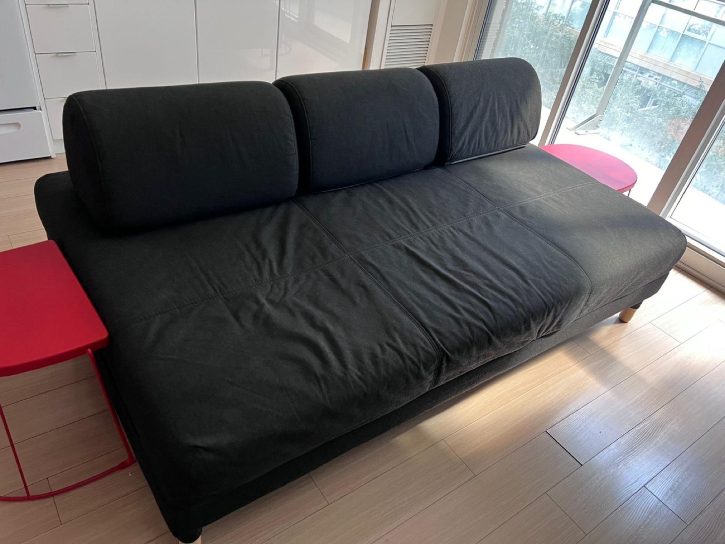 IKEA Sofa-Bed - Black