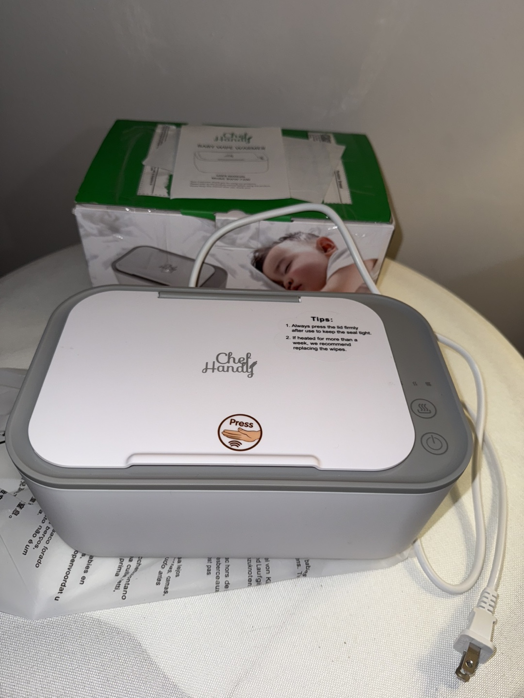 New Chef Handy Baby Wipe Warmer