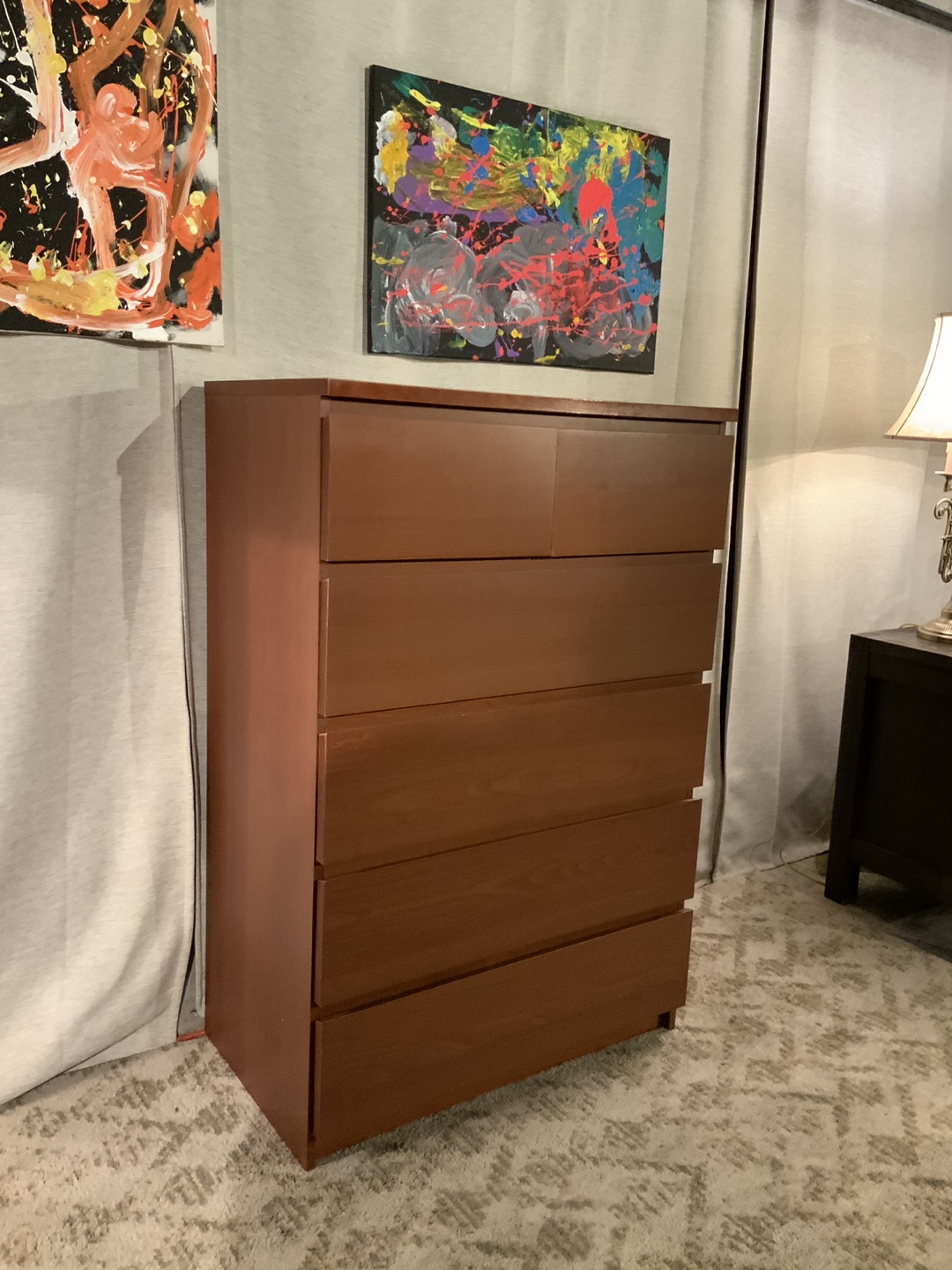 MALM 6-drawer Chest - Dark Brown - photo 2