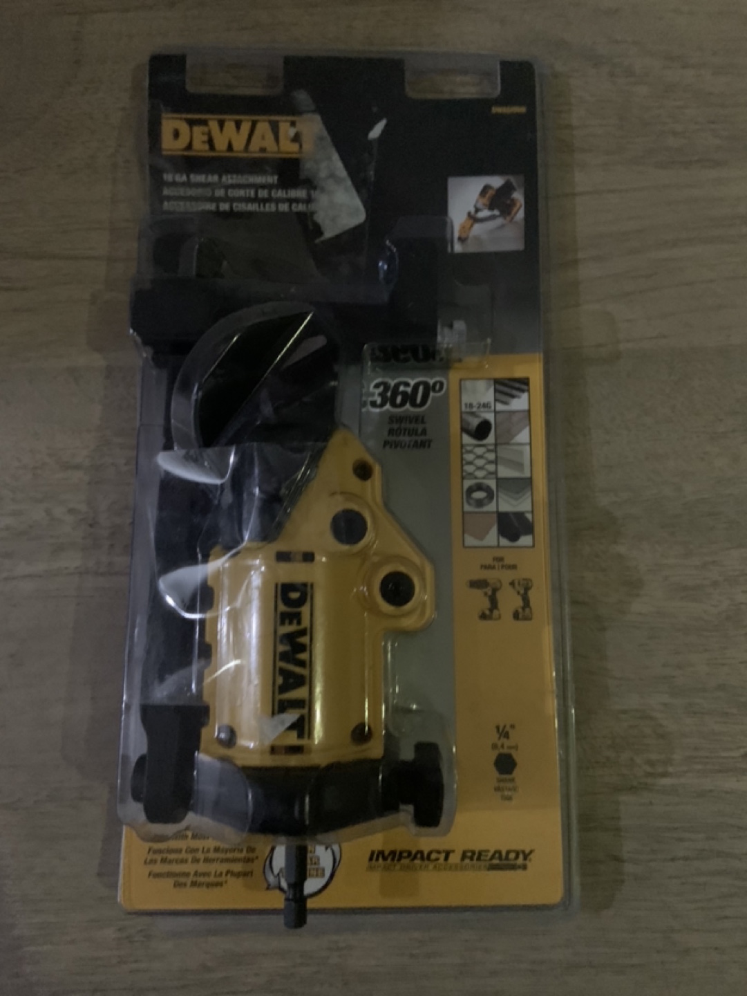 DEWALT 🏈 360° Swivel Shear Attachment - Impact Ready