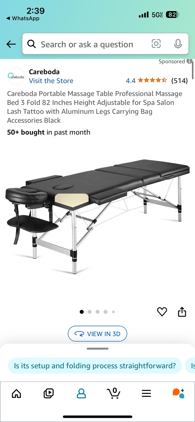 Careboda Portable Massage Table