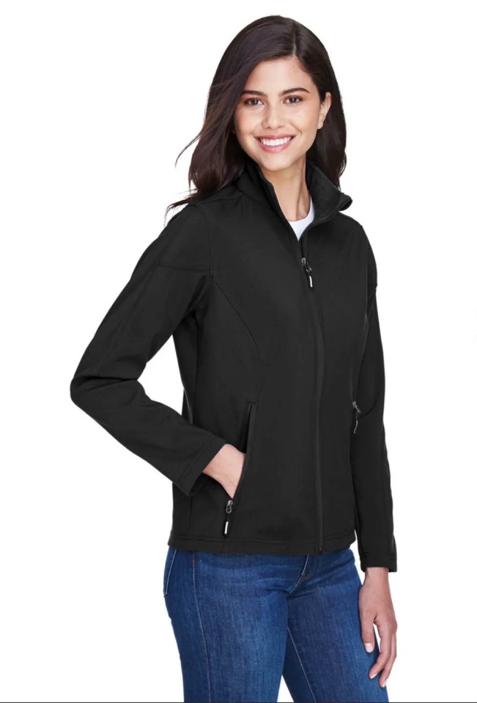 Port Authority Ladies' Softshell Jacket - Black - Size L image indicator(2)