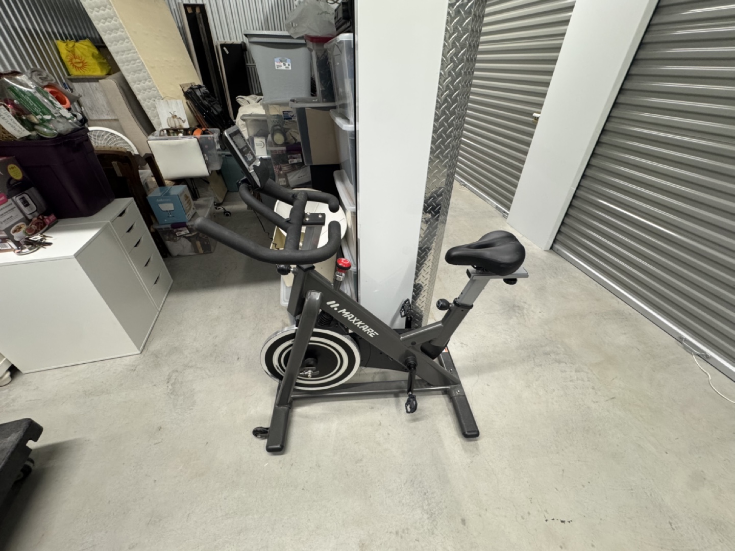 Used  Indoor Cycling Bike with Shoes and Pedals