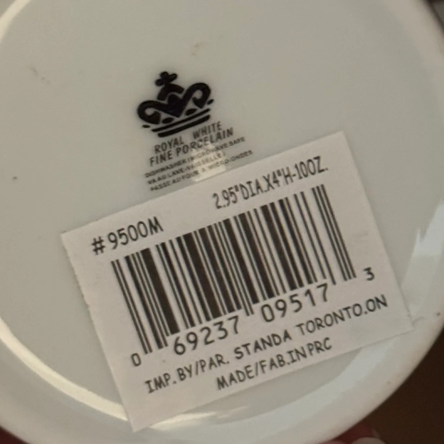 2 FOR $10 BRAND NEW WHITE PORCELAIN MUGS image indicator(3)