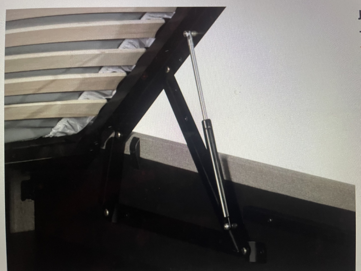 Queen Upholstered Storage Bed Frame with Headboard - photo 4