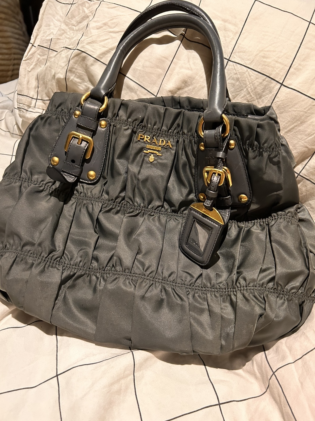 Prada Grey Handbag