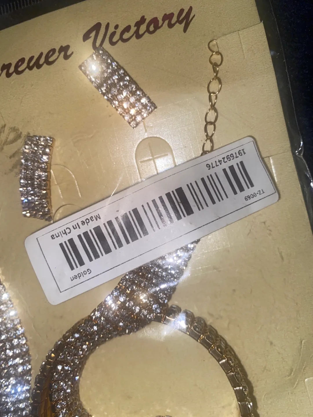 Forever Victory Rhinestone Jewellery Set 🏈 image indicator(3)