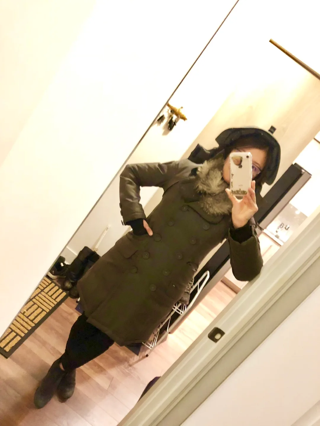 Nobis Tula down peacoat image indicator(3)