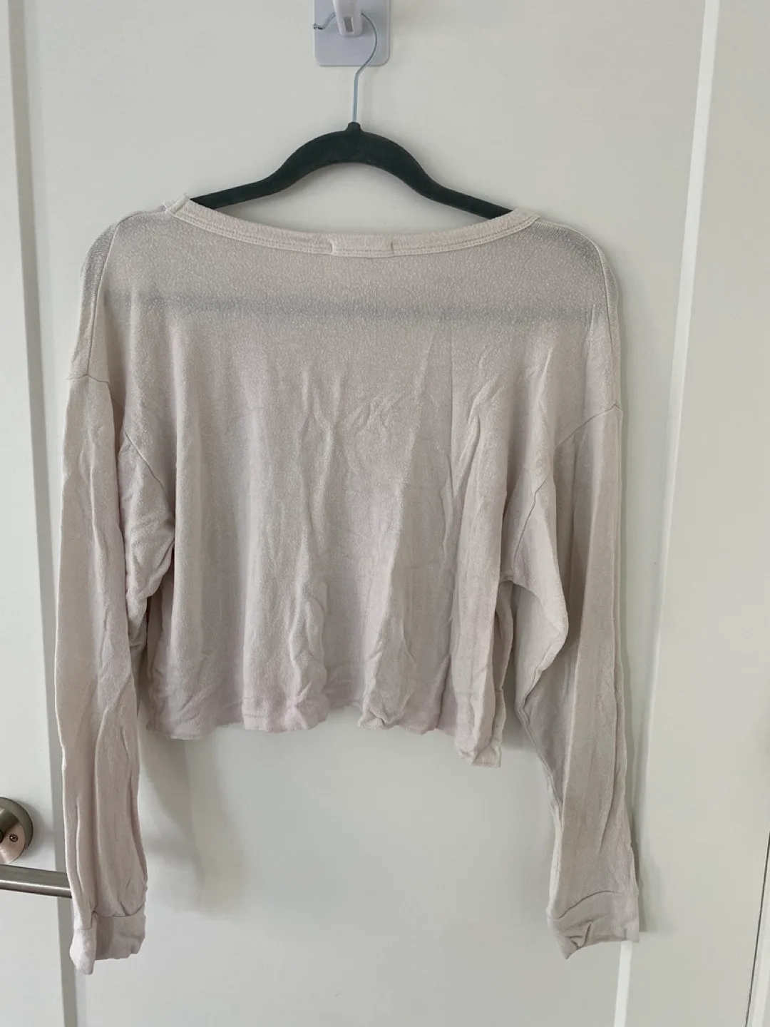 Antistar Cream Cropped Long Sleeve Sweater XS image indicator(3)