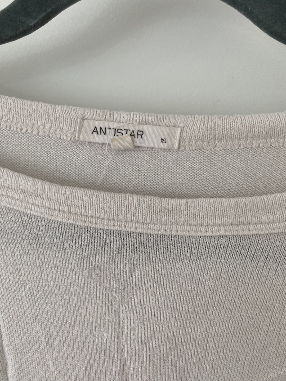 Antistar Cream Cropped Long Sleeve Sweater XS - photo 5