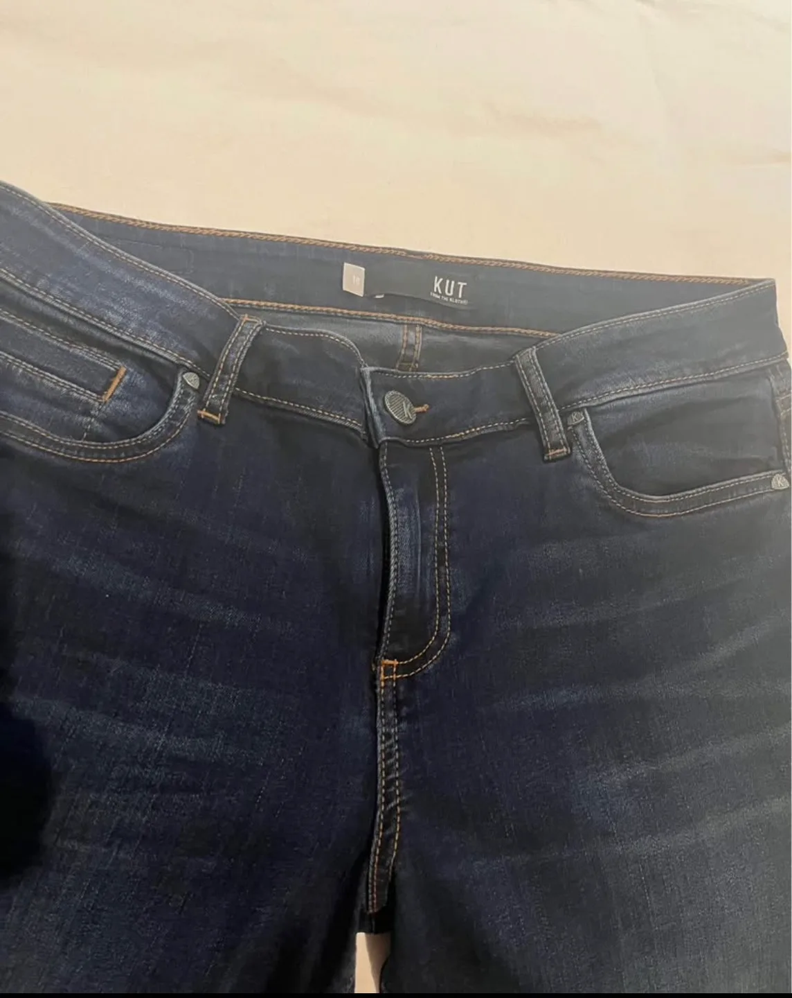 Kut from the Kloth Dark Wash Jeans image indicator(2)