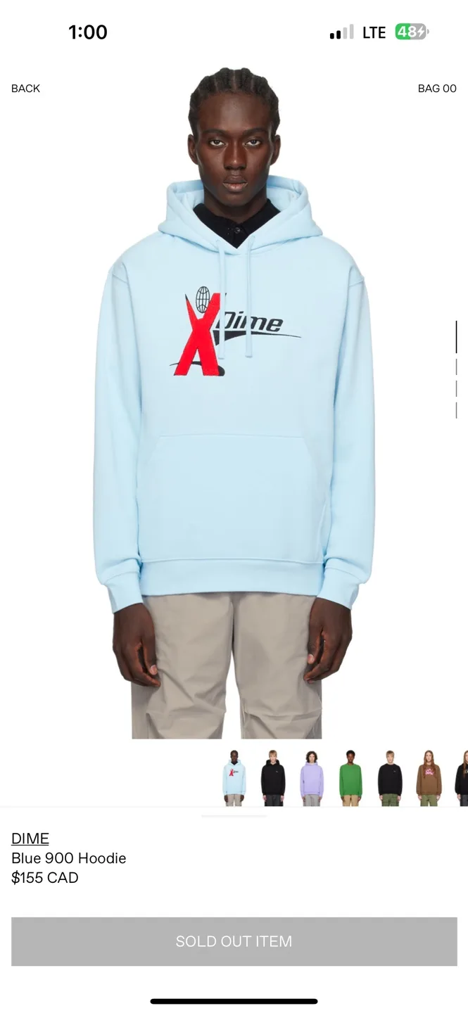 Dime Baby Blue 900 Hoodie image indicator(8)