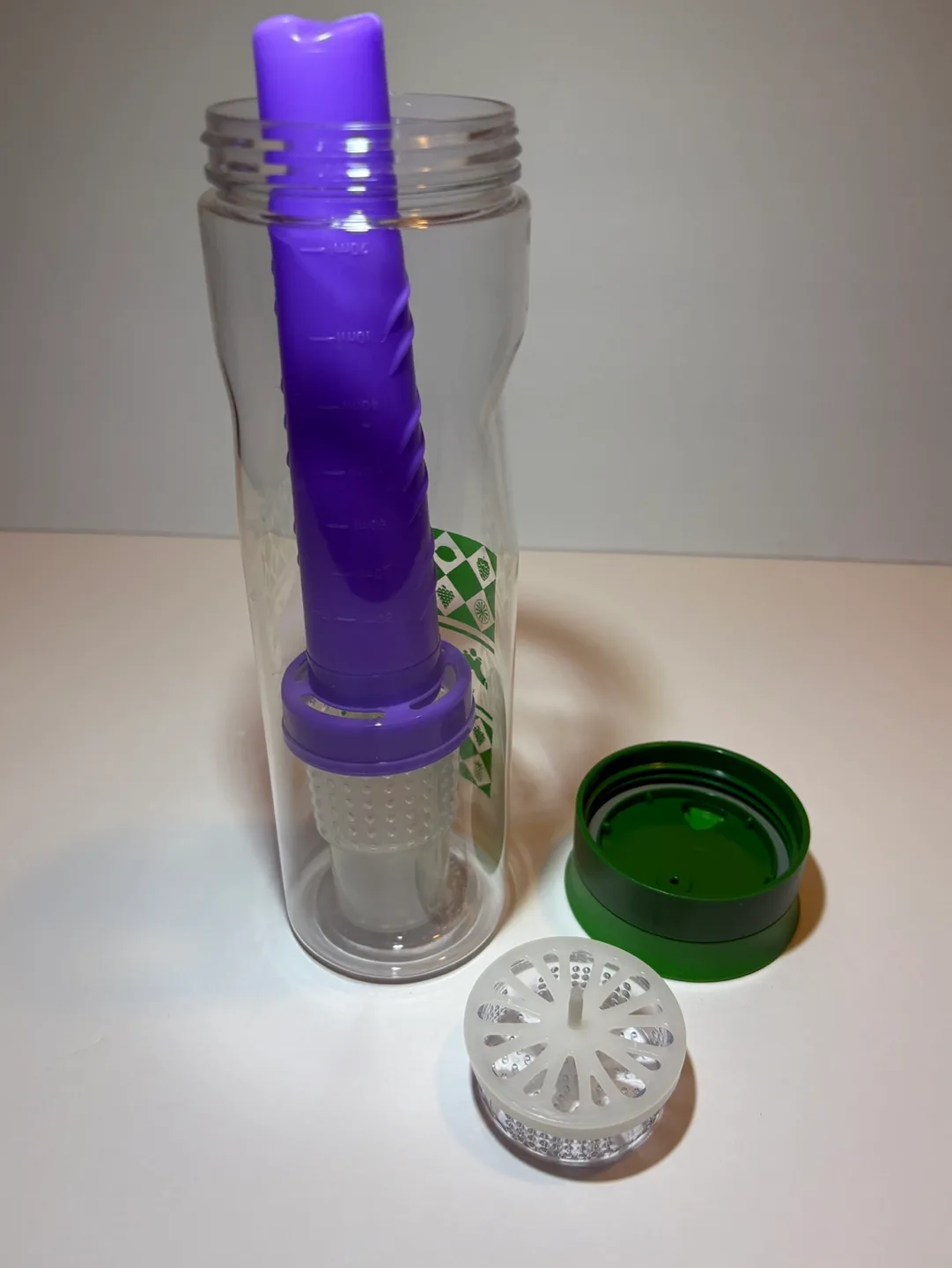 *New* Plastic Fruit Infuser Water Bottle image indicator(6)