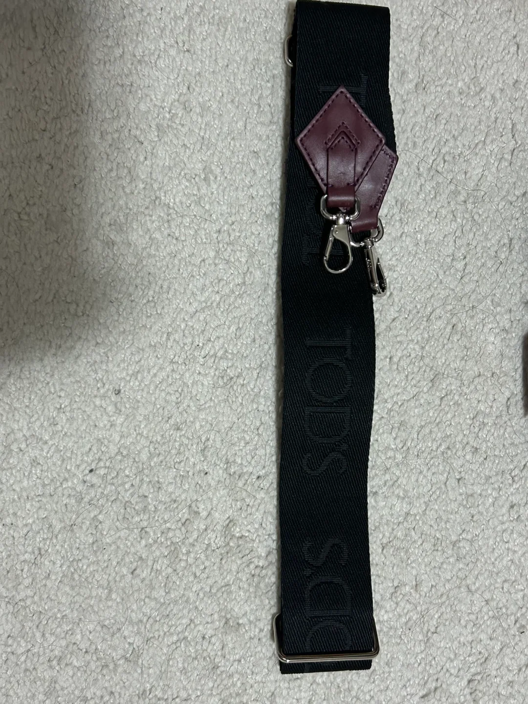 Authentic TOD'S Purple Leather Handbag with Shoulder Strap image indicator(5)