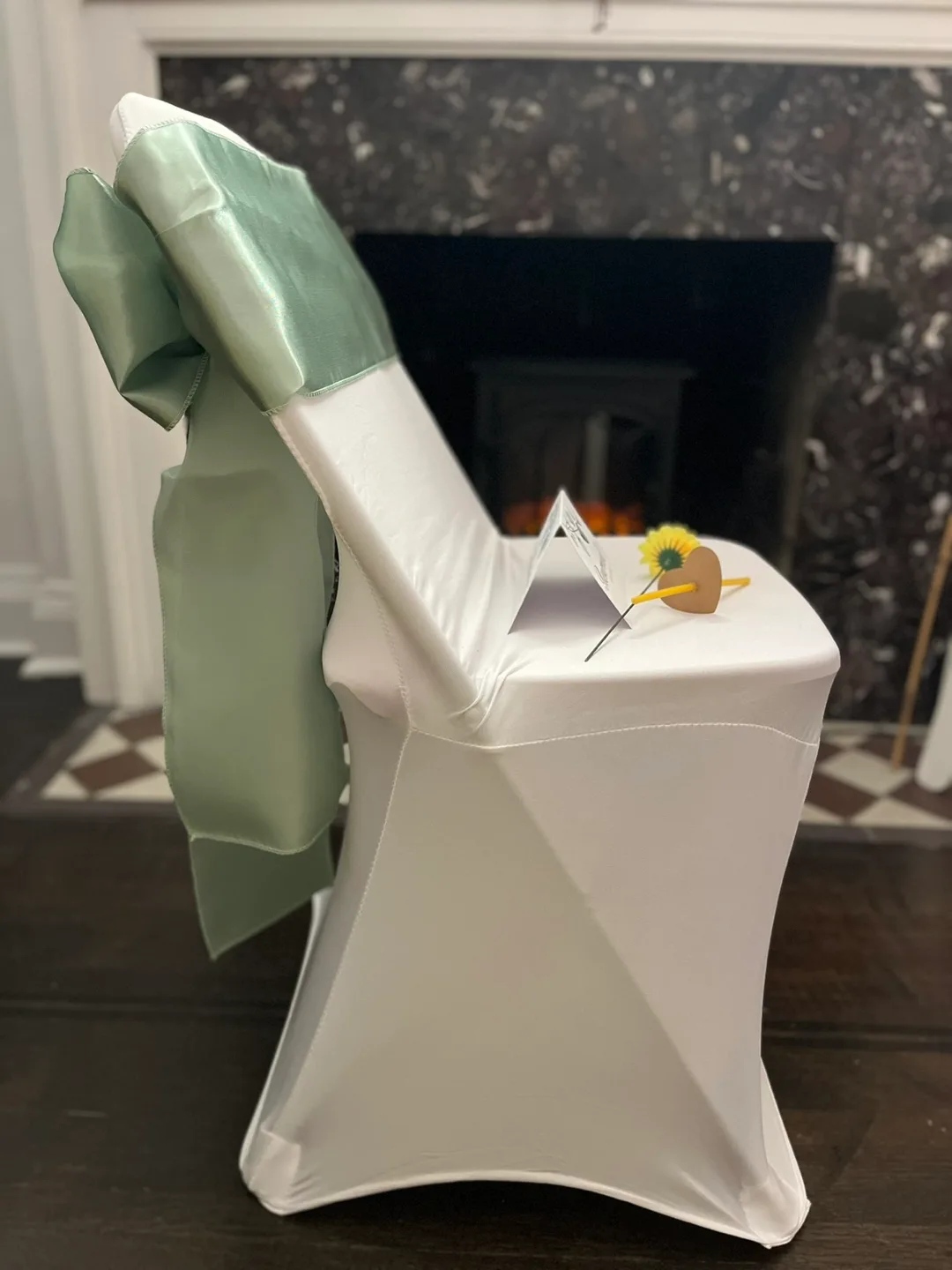 White Chair Cover (95 pack) - Polyester & Spandex image indicator(9)