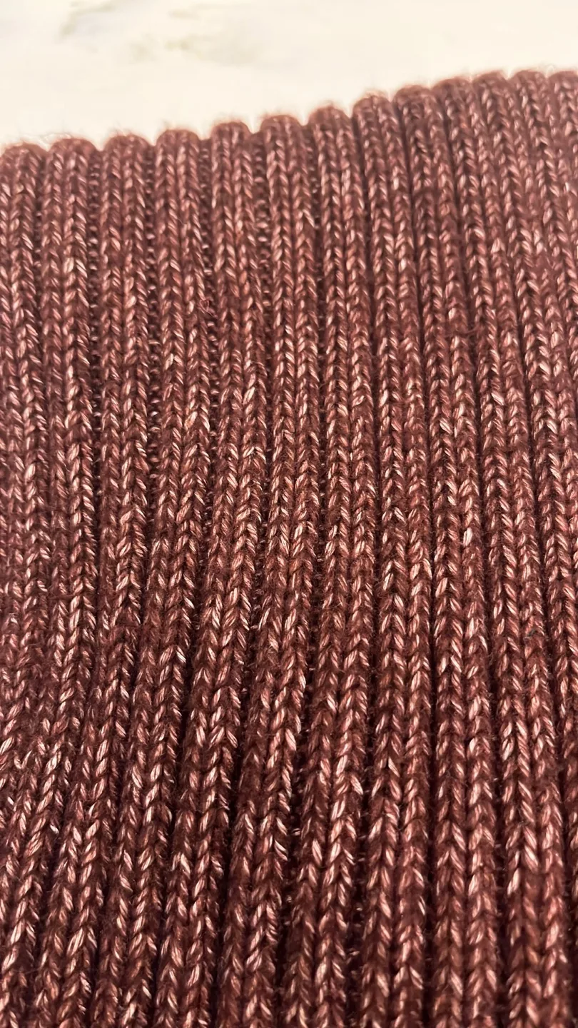 Roots Burgundy Knit Scarf image indicator(4)