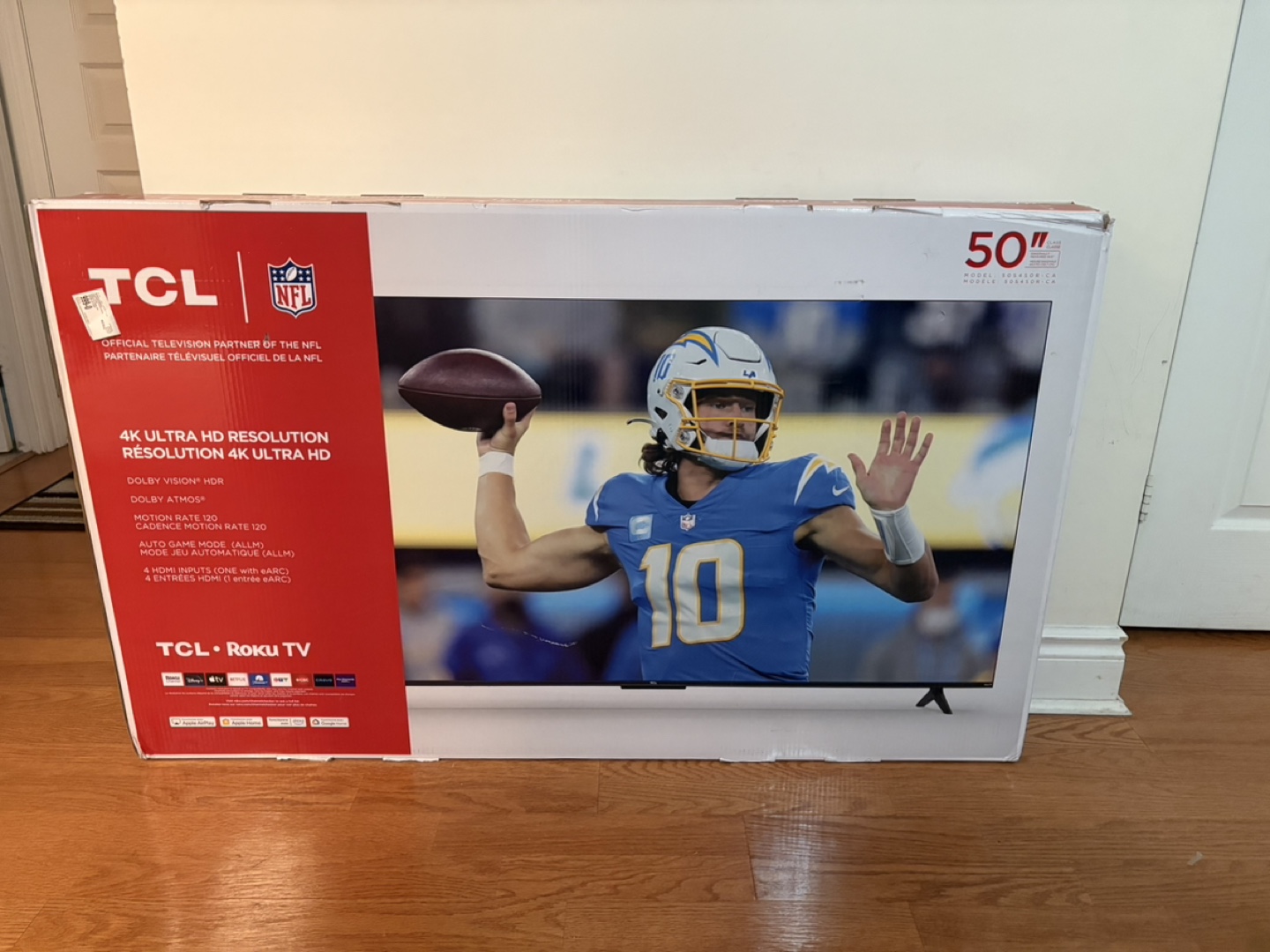 50" TCL 4K Ultra HD Roku Smart TV