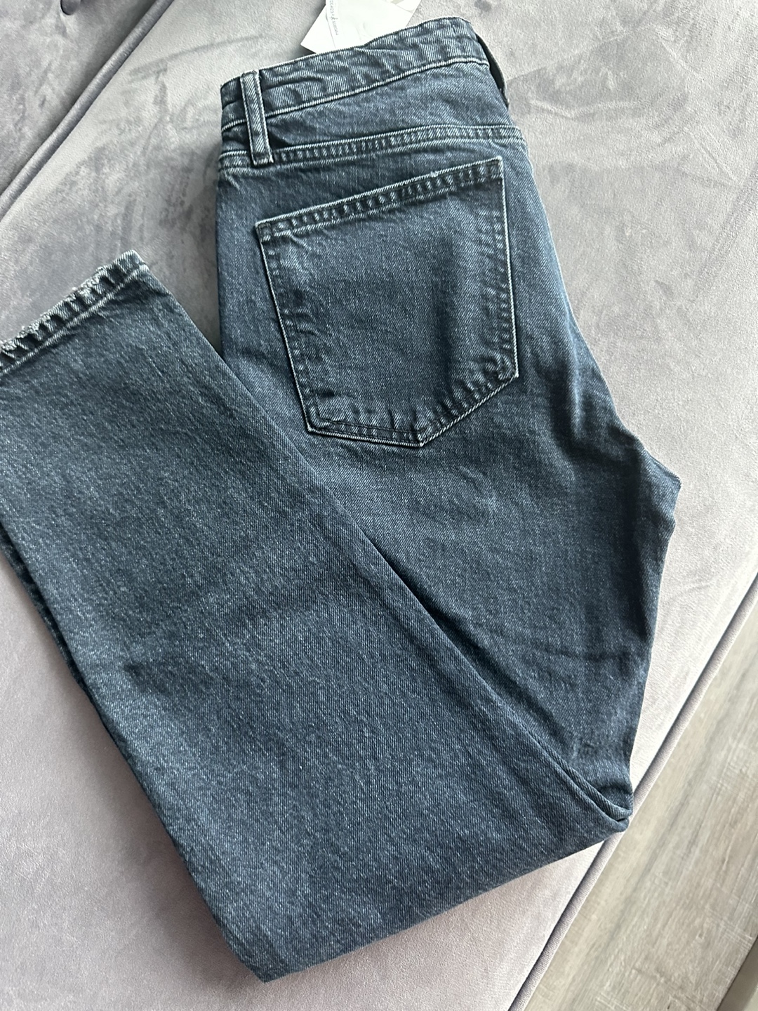 Zara Dark Wash Straight Leg Jeans