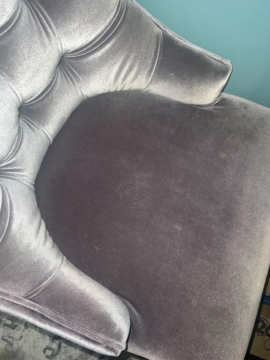 Grey Velvet Dining Chairs 🏈 image indicator(3)