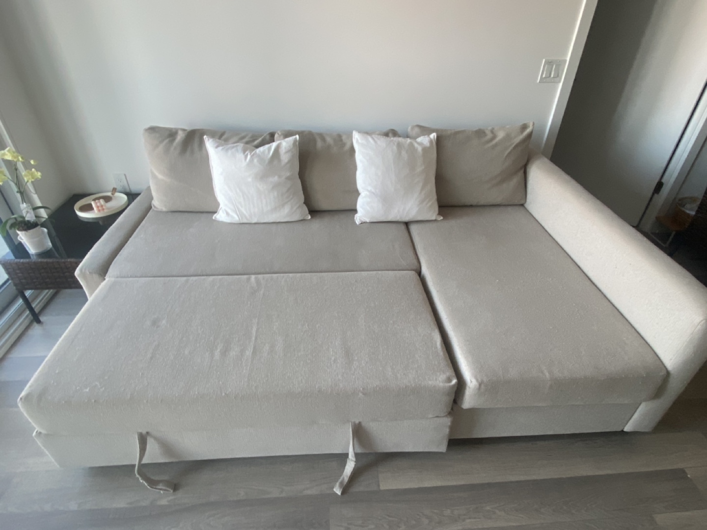 IKEA FRIHETEN Corner Sleeper Sofa - Beige - photo 2
