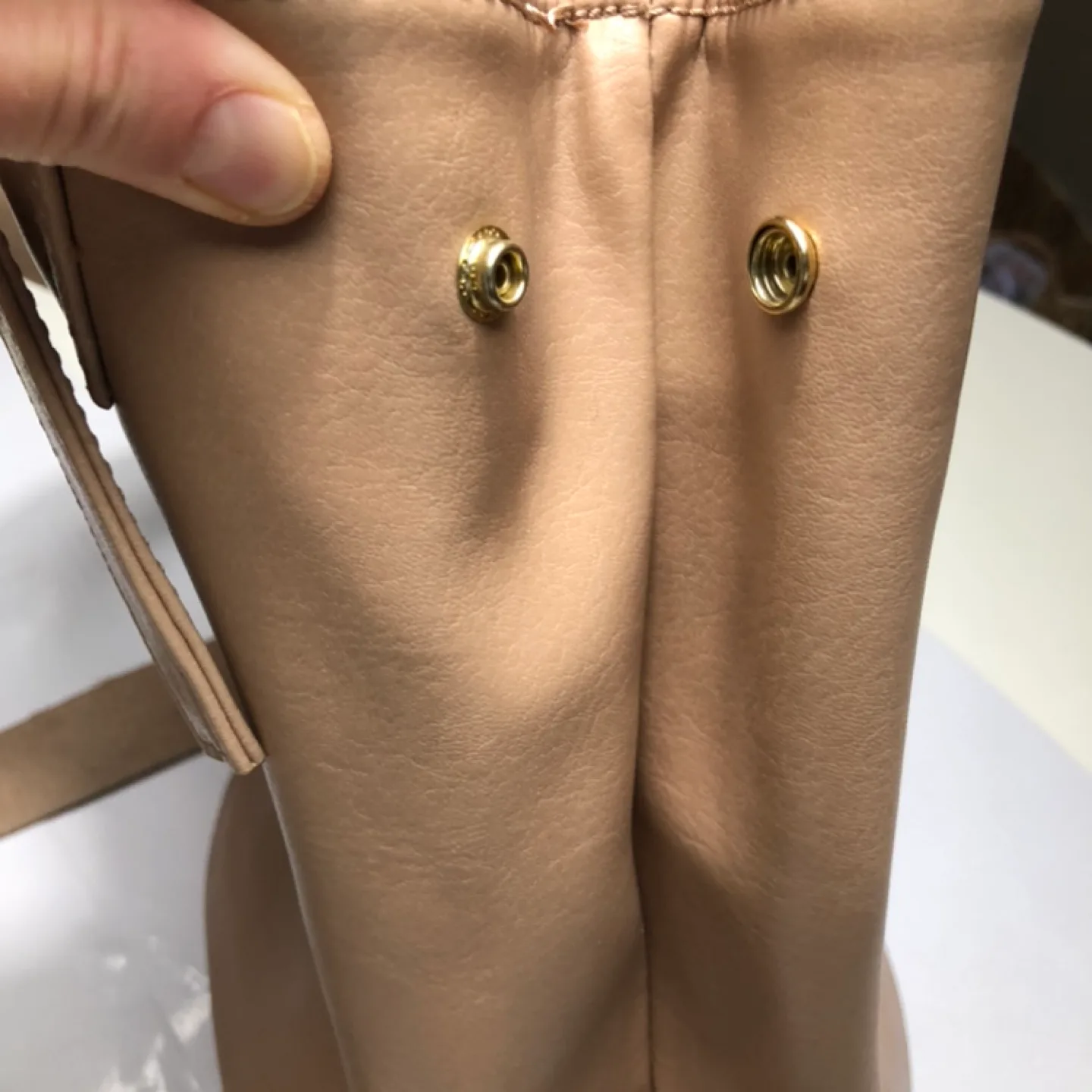 Matt & Nat Beige Vegan Leather Backpack image indicator(8)