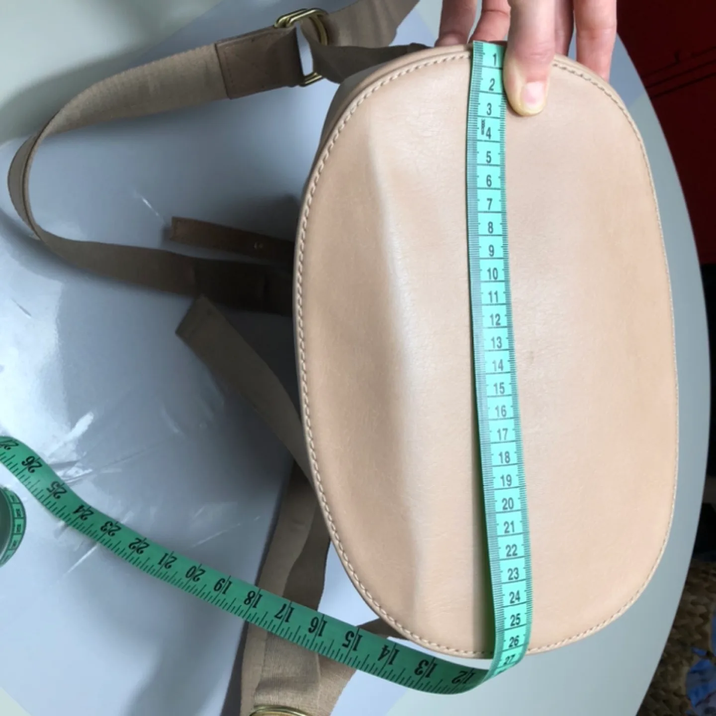 Matt & Nat Beige Vegan Leather Backpack image indicator(10)