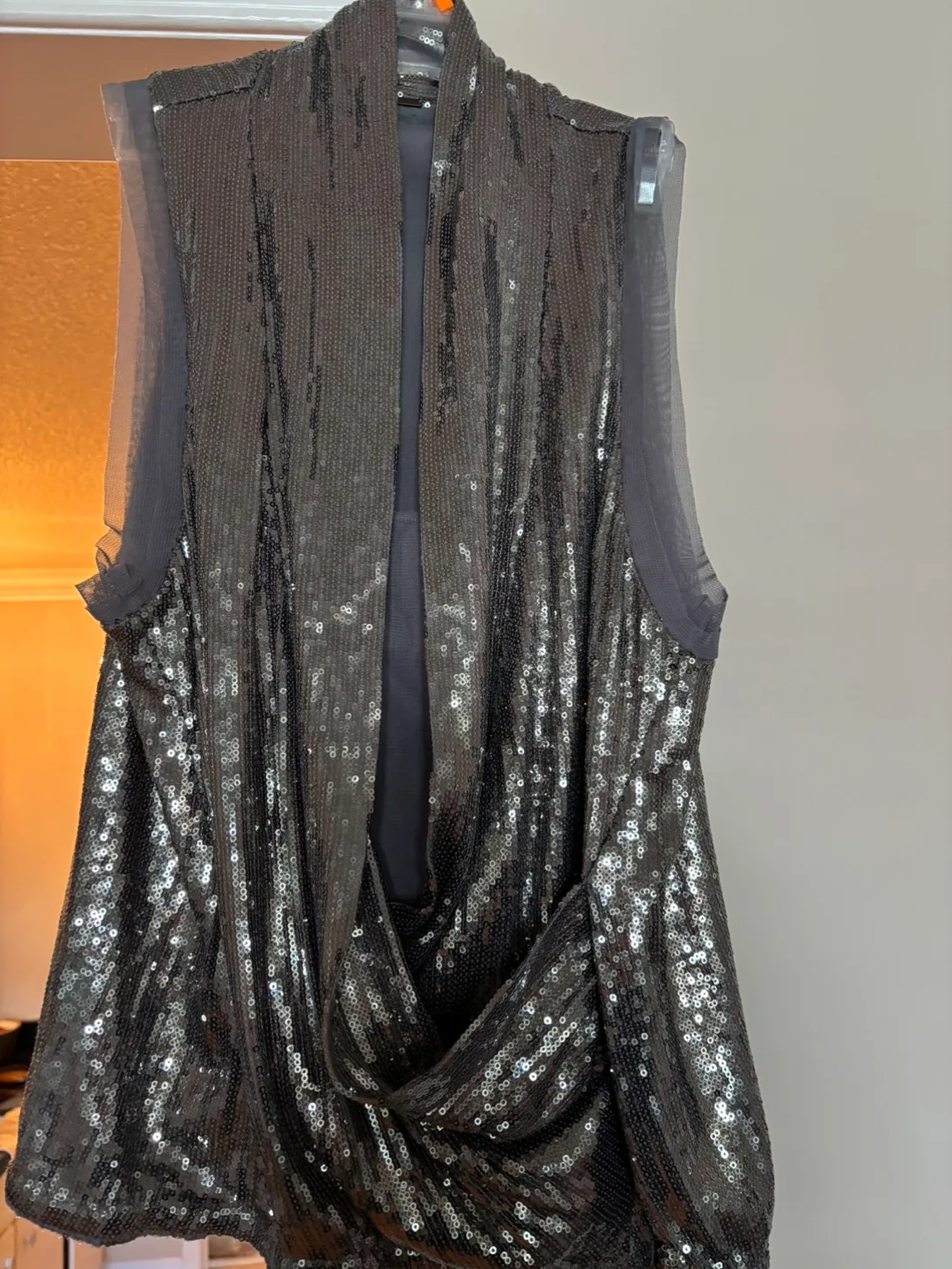 Sequin Sleeveless Top image indicator(4)