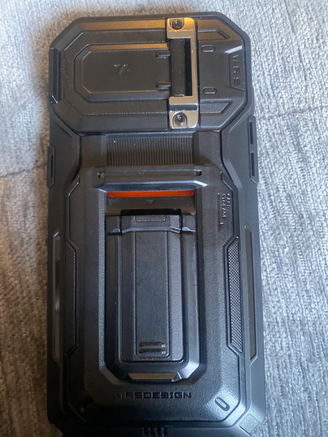 VRSDESIGN iPhone 14 Pro Max Case - Black with Orange 🏈 image indicator(6)