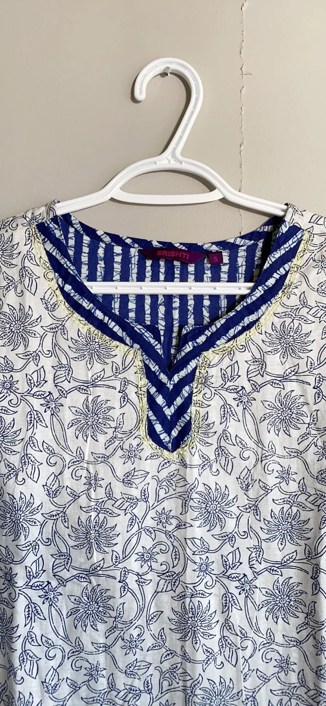 100% cotton layered block printed kurta (new condition)🏈 image indicator(4)