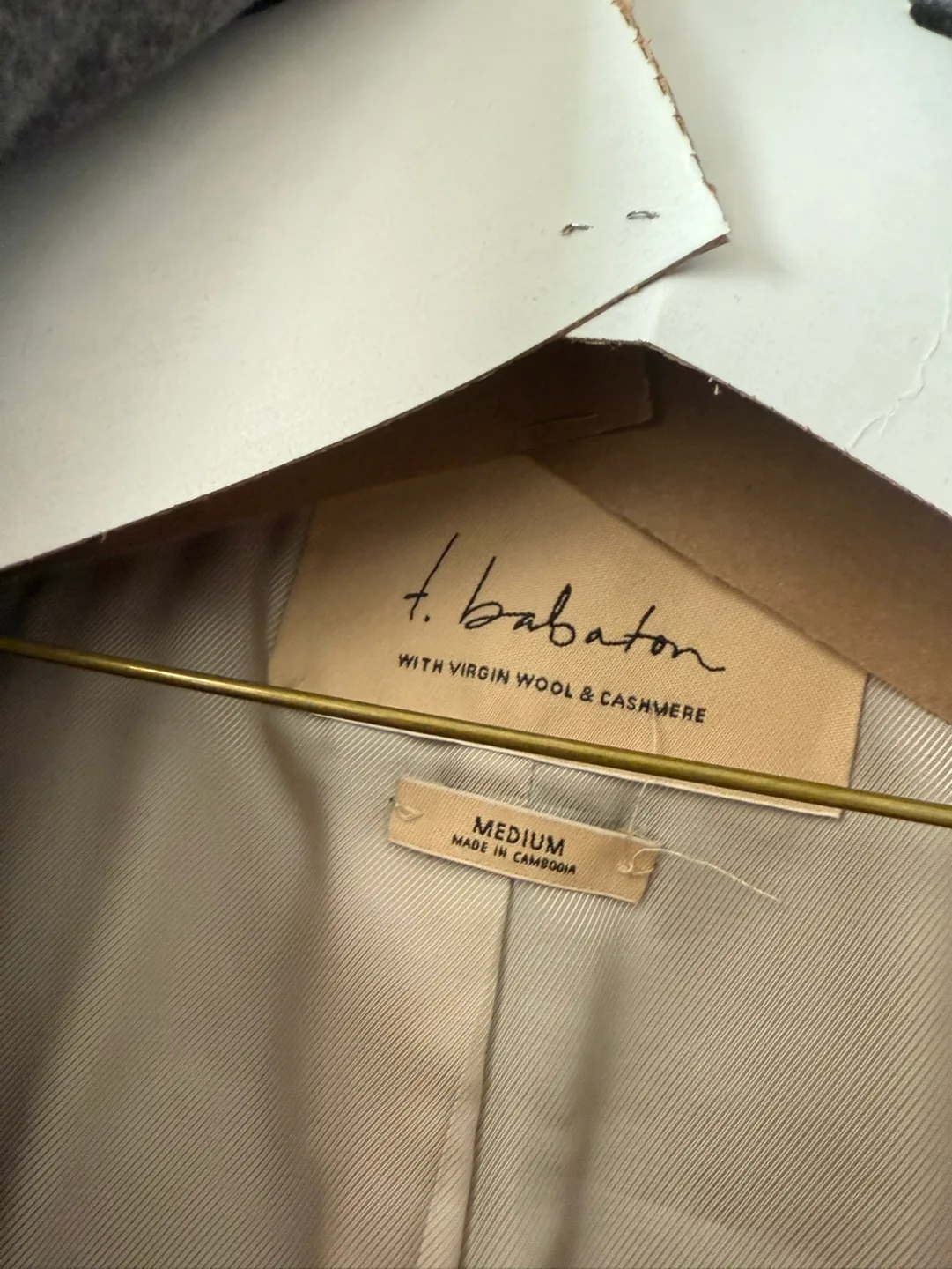 Babaton Aritzia Grey Peacoat image indicator(7)