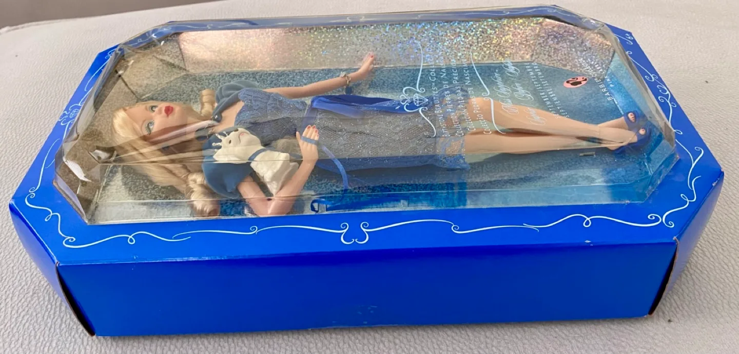 Vintage Collectible Miss Sapphire Blond September Barbie Doll image indicator(3)