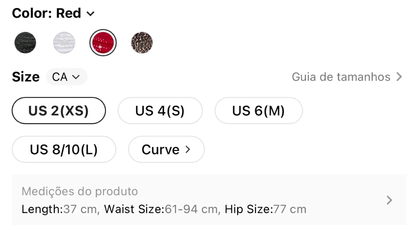 Red Sequin Mini Skirt with Side Slit 🏈 image indicator(5)