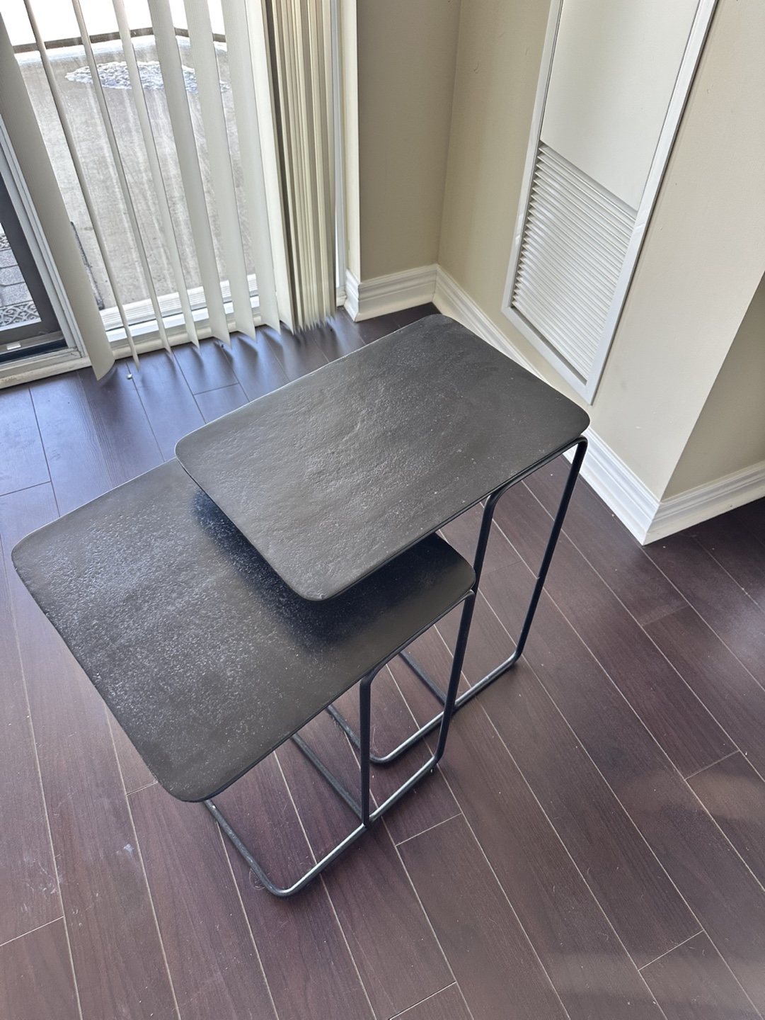 Black side tables